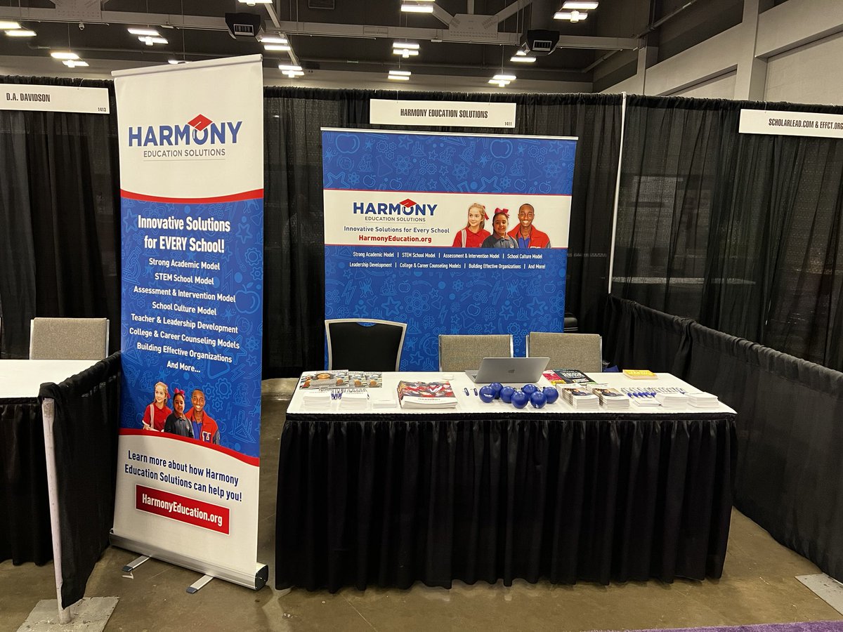 We are here at the National Charter School Conference on Austin, TX as Harmony Education Solutions. #NCSC23