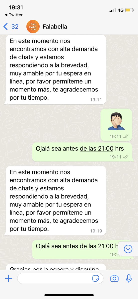 ereyormzbl's tweet photo. @FalabellaAyuda Pésimo servicio el de @FalabellaAyuda https://t.co/ddlP1FIJgn