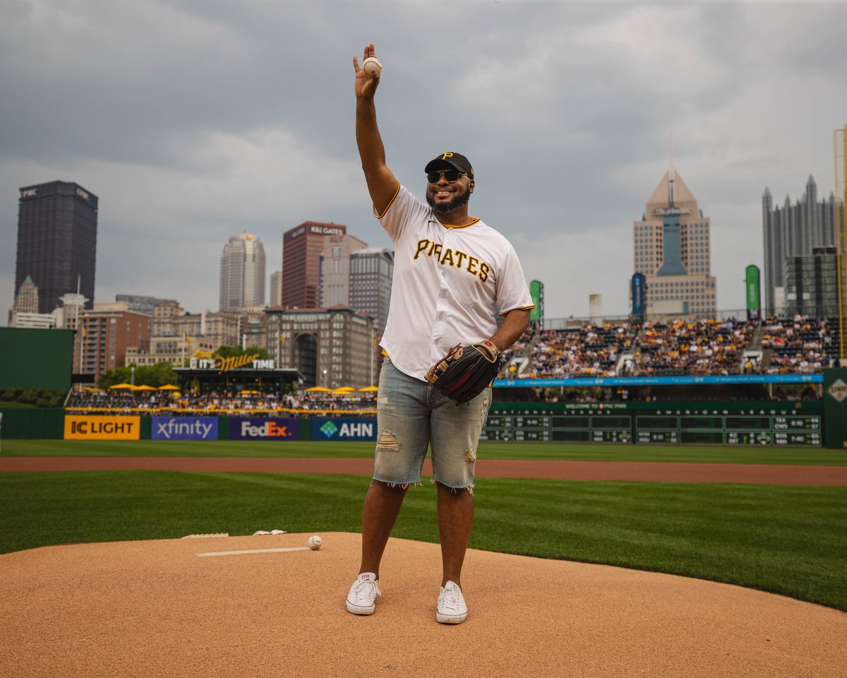 In celebration of Juneteenth, we welcomed Lt. Governor Austin Davis, the youngest lieutenant governor in the country and the first black lieutenant governor in commonwealth history, to throw out today's first pitch.

Davis is a McKeesport native and a graduate of the University