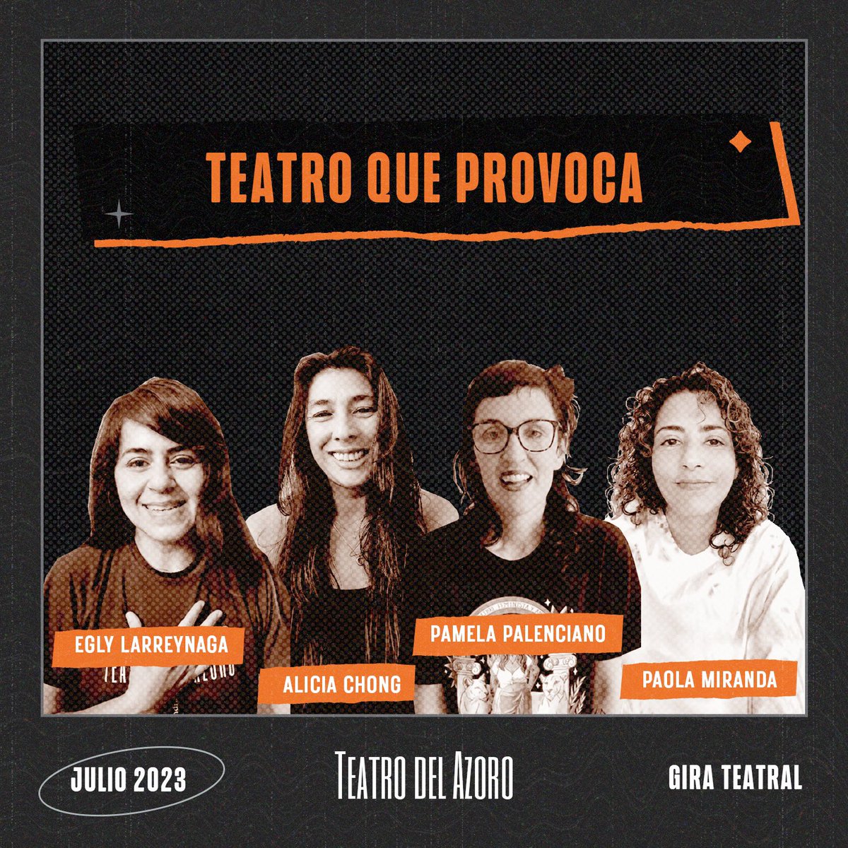 ¡Listas!🎭

#TeatroQueProvoca #Azoro