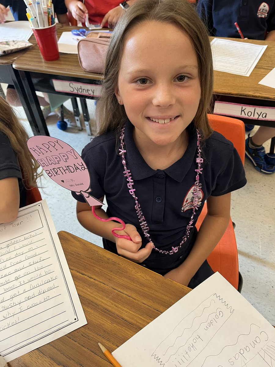 Mrs_CDonald's tweet photo. We started to celebrate our summer birthdays today!! Happy early birthday A! @StTimothyHCDSB https://t.co/t6Wi5CoOoc