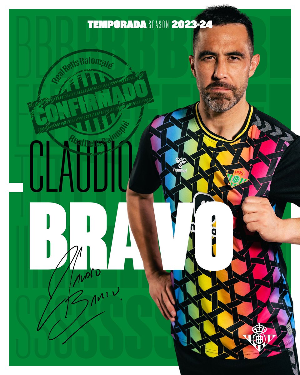 Real Betis, 40 yaşındaki Şilili kaleci Claudio Bravo ile Haziran 2024’e kadar yeni bir sözleşme imzaladı. #RealBetis #ClaudioBravo #Bravo #transfergelişmesi #transferarenası #transfergundemi #transfergunlugu #transferhattı