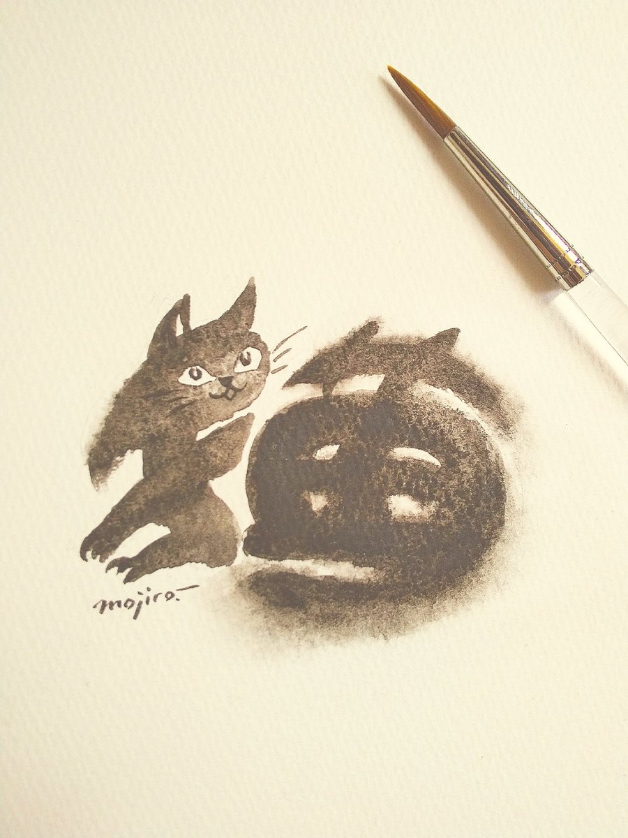 「「猫」の文字絵 ~今ボクのこと呼んだ?~ #猫 #猫のいる暮らし #ニャンコ」|文字郎のイラスト