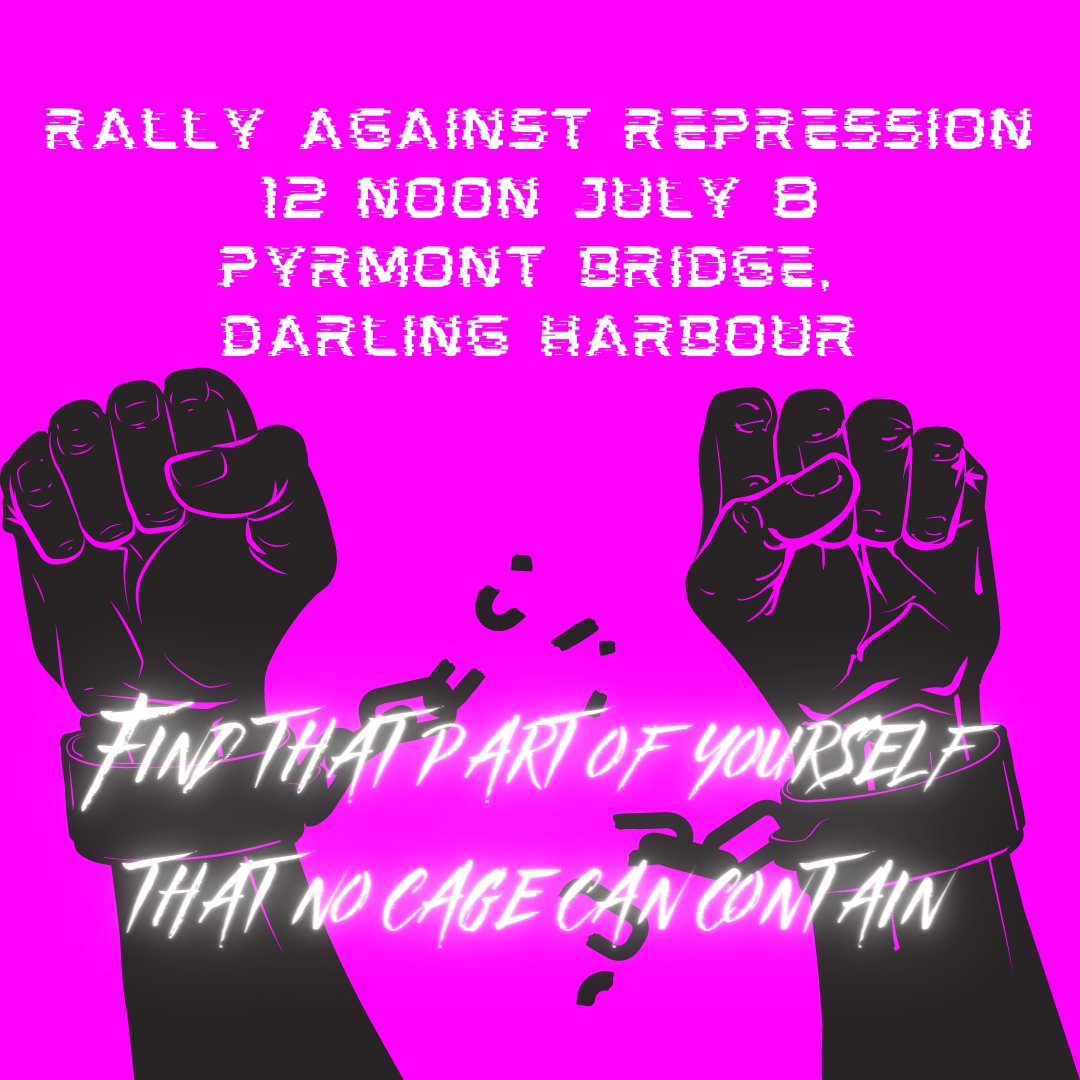 wagepeaceau's tweet image. The best way to #ProtectProtest is to #PractiseProtest!

Join us to #ResistRepression on the 8th of July!