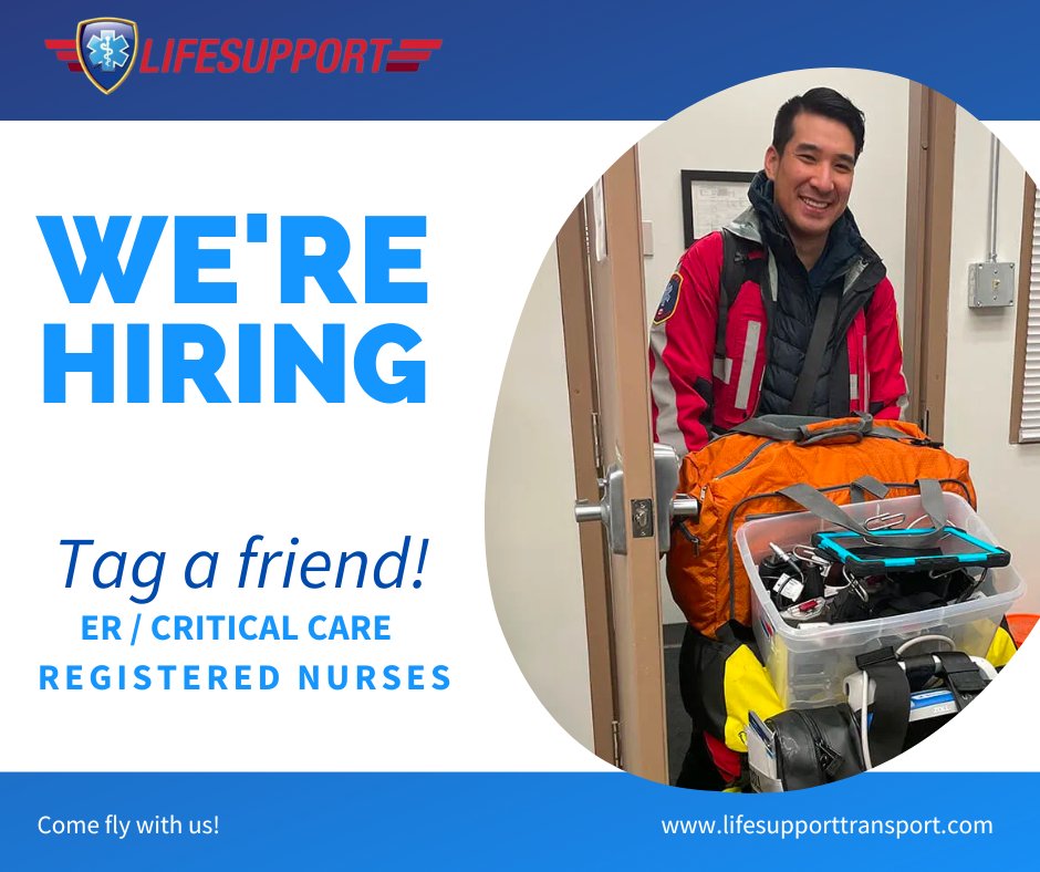 Know an ER/Critical Care #RegisteredNurse? We're #hiring! If you know a #nurse who wants to fly internationally, send them our way!  

linkedin.com/jobs/view/3624… 

#nursejob #rnjob #nursing #medicalescort #nursejobs #rn