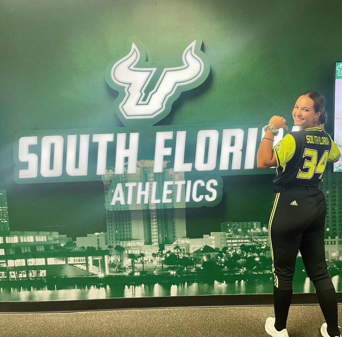 incredibly excited to annouce that i am headed to tampa bay for my last year of eligibility at the university of south florida! so grateful for this opportunity to continue my softball career at such a successful program🤘🏼💚 #HornsUp #GoBulls