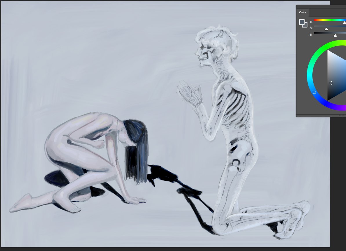 work in progress time!
I'm calling this ''late-night prayers for Mr. Nightmare'' until now, lol