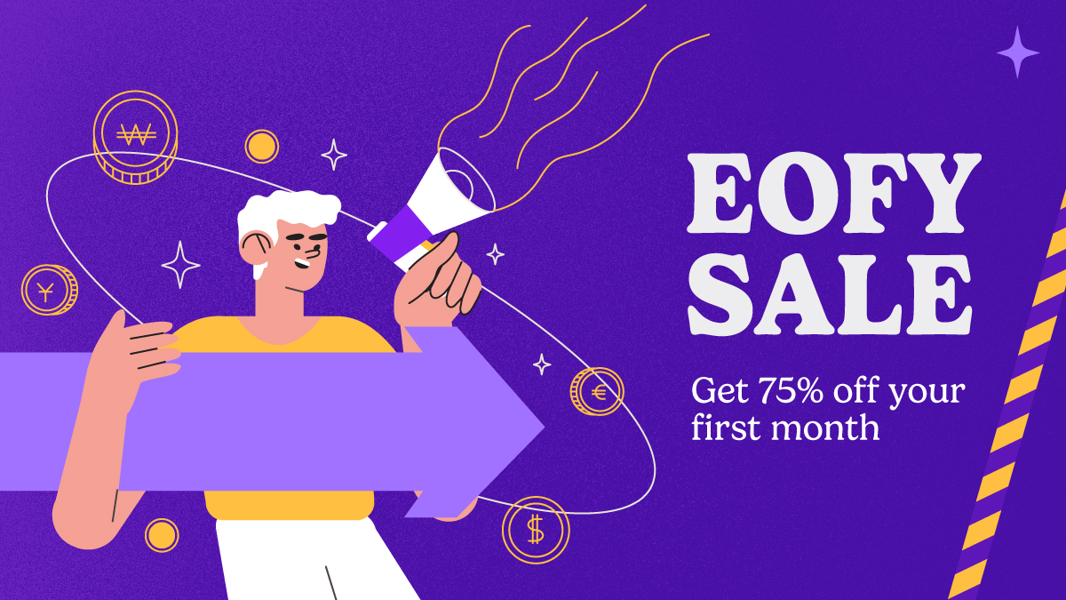 DID SOMEONE SAY SALE??? 🥳

EOFY sale is now on at Empiraa. Get 75% off your first month using the code FINYEAR75 at checkout. That's cheaper than a chocolate bar 😱

What are you waiting for? Get started now
ow.ly/bOJf50ORlZp