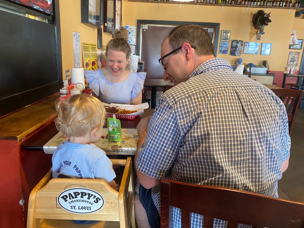 How 'bout this little guy - he knows who his Pappy is! 💯

Thanks to all who celebrated Father's Day with us this year! We enjoyed being a part of your day! 🙏❤️

#fathersday2023 #pappyssmokehouse #family #dad #celebrate #bbqfamily