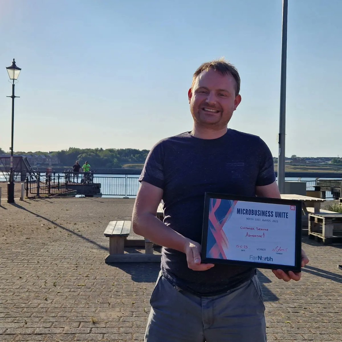 So... last Thursday... Advertise1 has won the Customer Service at the Microbusiness Unite North East Awards in South Shields!

Jon appreciates the award massively, and I know the team Phoebe and Michelle are happy with this, too!

..."Is there anything else we can help you with?"