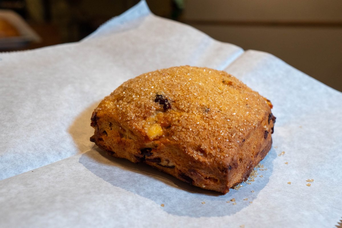 breadlounge's tweet image. We just can't get enough of this 😍 Cranberry Orange Scone