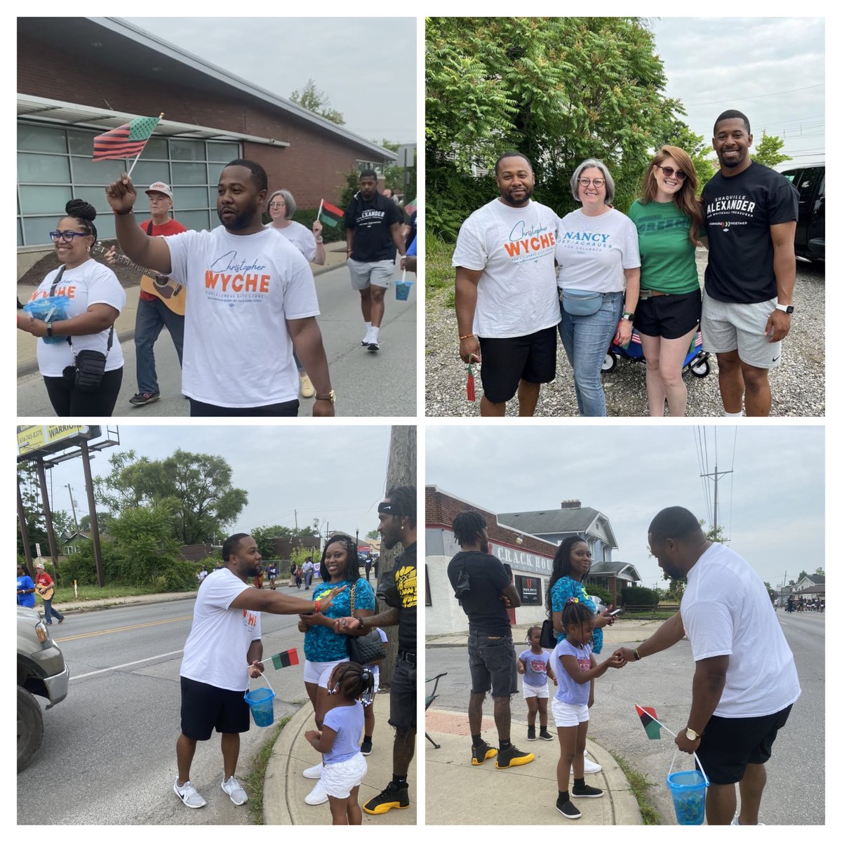 The inaugural Linden Juneteenth Parade. Happy Juneteenth! #wycheforcolumbus #WeAreLinden #Juneteenth #wycheforcolumbuscitycouncil #crowndistrict