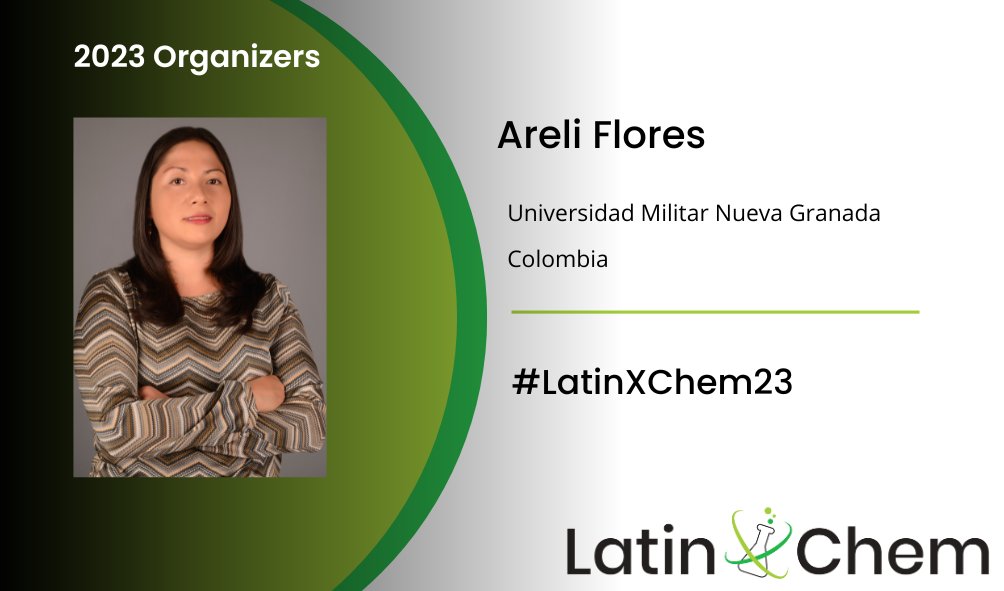 Hi, I am Dr. Areli Flores (aka,
@arrflo) one of the #LatinXChem23 Organizing Committee members. I'm a Researcher and Professor at UMNG, Colombia @lamilitar. My research interests are focused in coordination and bioinorganic chemistry. Come and join us in #LatinXChem23!
