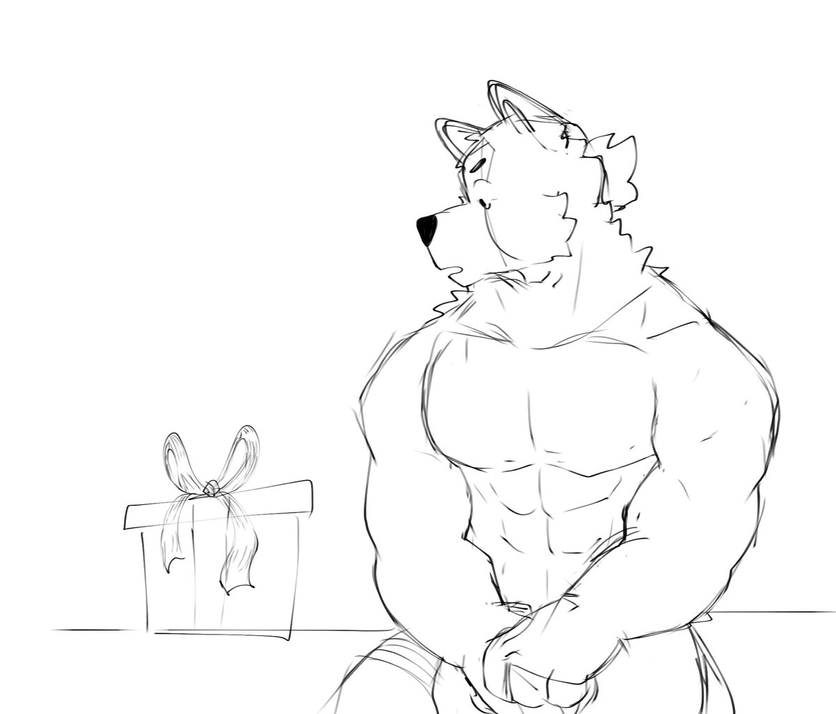 Gay doggo received a gift ?? Guess what is it