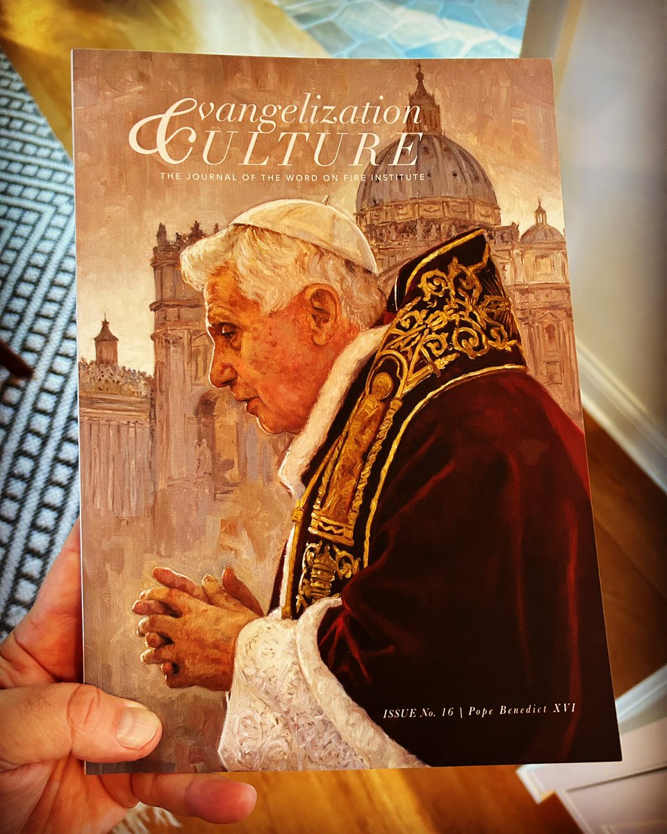 Pope Benedict XVI (@pbxvi) on Twitter photo “One who has hope lives differently”
—Pope Benedict XVI
Pope Benedict XVI: The theme for our Summer issue of Evangelization & Culture, the Journal of the Word on Fire Institute.
Get yours at wordonfire.institute/journal
<a href="/WordOnFire/">Word on Fire</a> “One who has hope lives differently”
—Pope Benedict XVI
Pope Benedict XVI: The theme for our Summer issue of Evangelization & Culture, the Journal of the Word on Fire Institute.
Get yours at wordonfire.institute/journal
<a href="/WordOnFire/">Word on Fire</a>