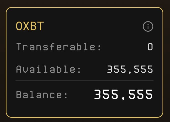 Just sweeped a page of $OXBT 🟧 

Something’s cooking 👀 @RedactedBTCNFT 

unisat.io/brc20/OXBT