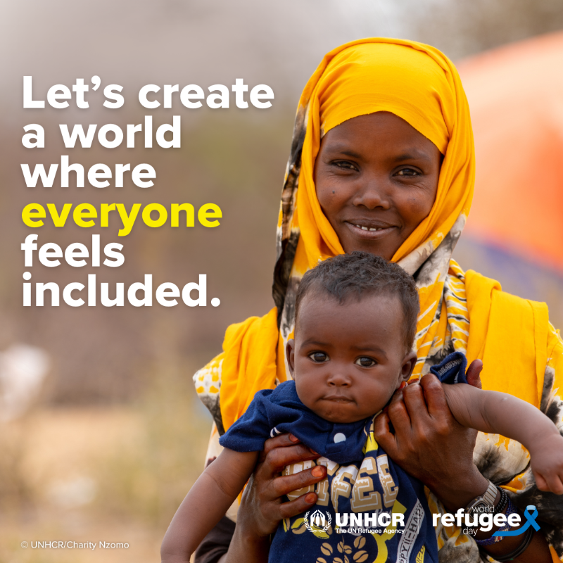UNEP's tweet photo. We can all do more to give hope to refugees &amp; displaced populations far from home.

UNEP/OCHA Joint Environment Unit supports countries facing large-scale displacement by addressing the environmental impacts of sudden-onset disasters &amp; complex emergencies.

#WorldRefugeeDay