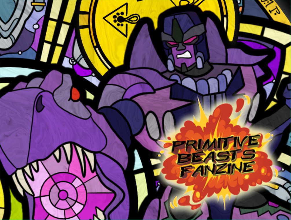 Preview for my contribution to the @PrimitiveBeasts Zine! Keep an eye out, everyone's pieces are so cool! #BeastWars