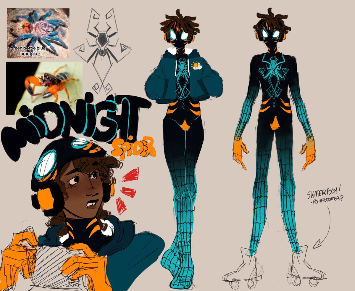 I drew my lil goober! Am I accepted to the spidersona club? Tbh presentation: boring asf #spidersona #AcrossTheSpiderverse