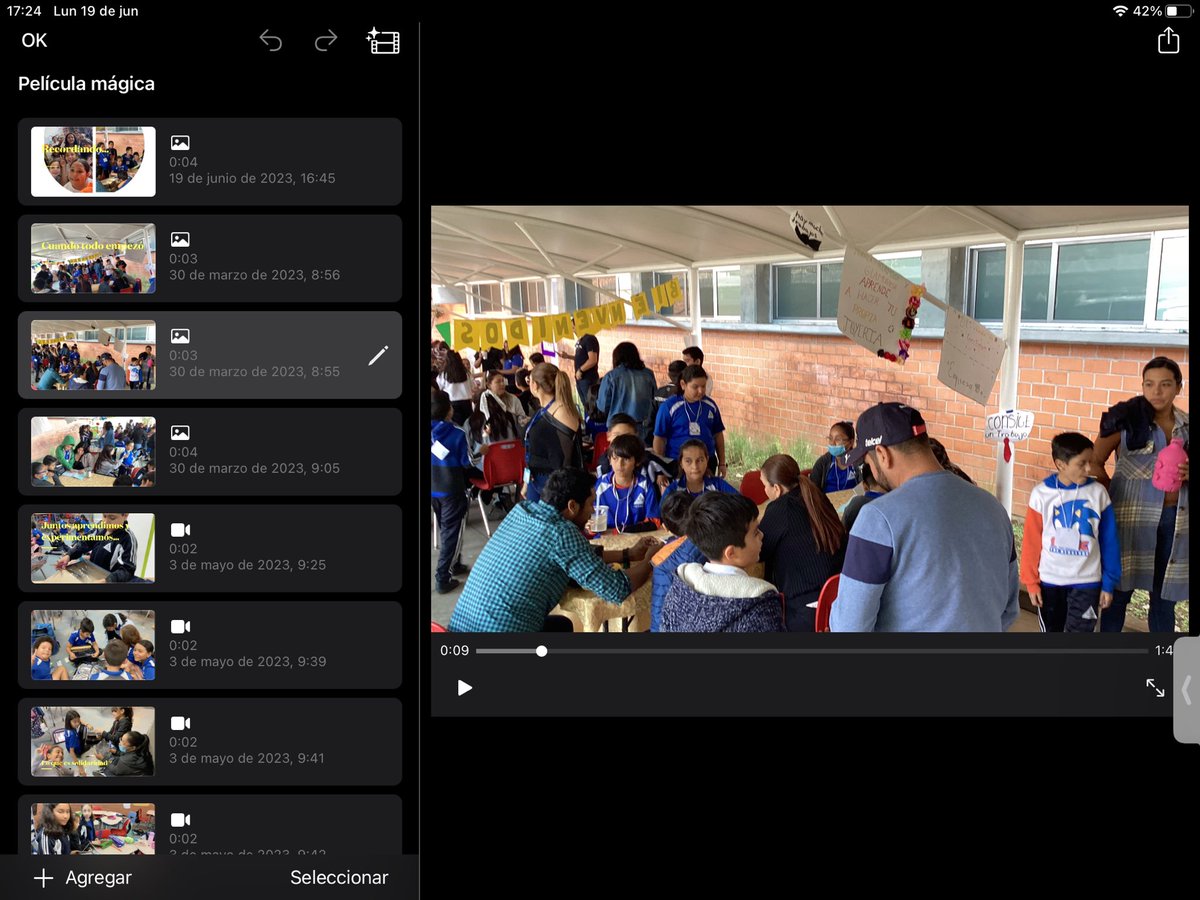 CandyGtzRguez's tweet photo. Recordando momentos en iMovie @JersonZepeda #AppleTeacher https://t.co/O6YIgWMZP1