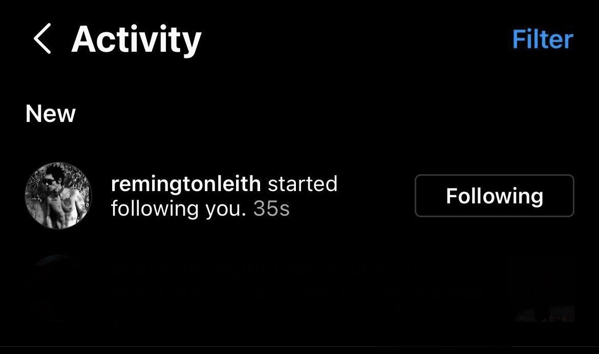 He unfollowed me in 2020 but last year I asked if he could refollow me and he did 🥹