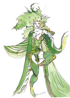@vanekaiiri My first instinct is Terra when she’s got her green hair, or Yuffie, but I really think it should actually be Rydia! She’s THE green goddess in the FF series, honestly.