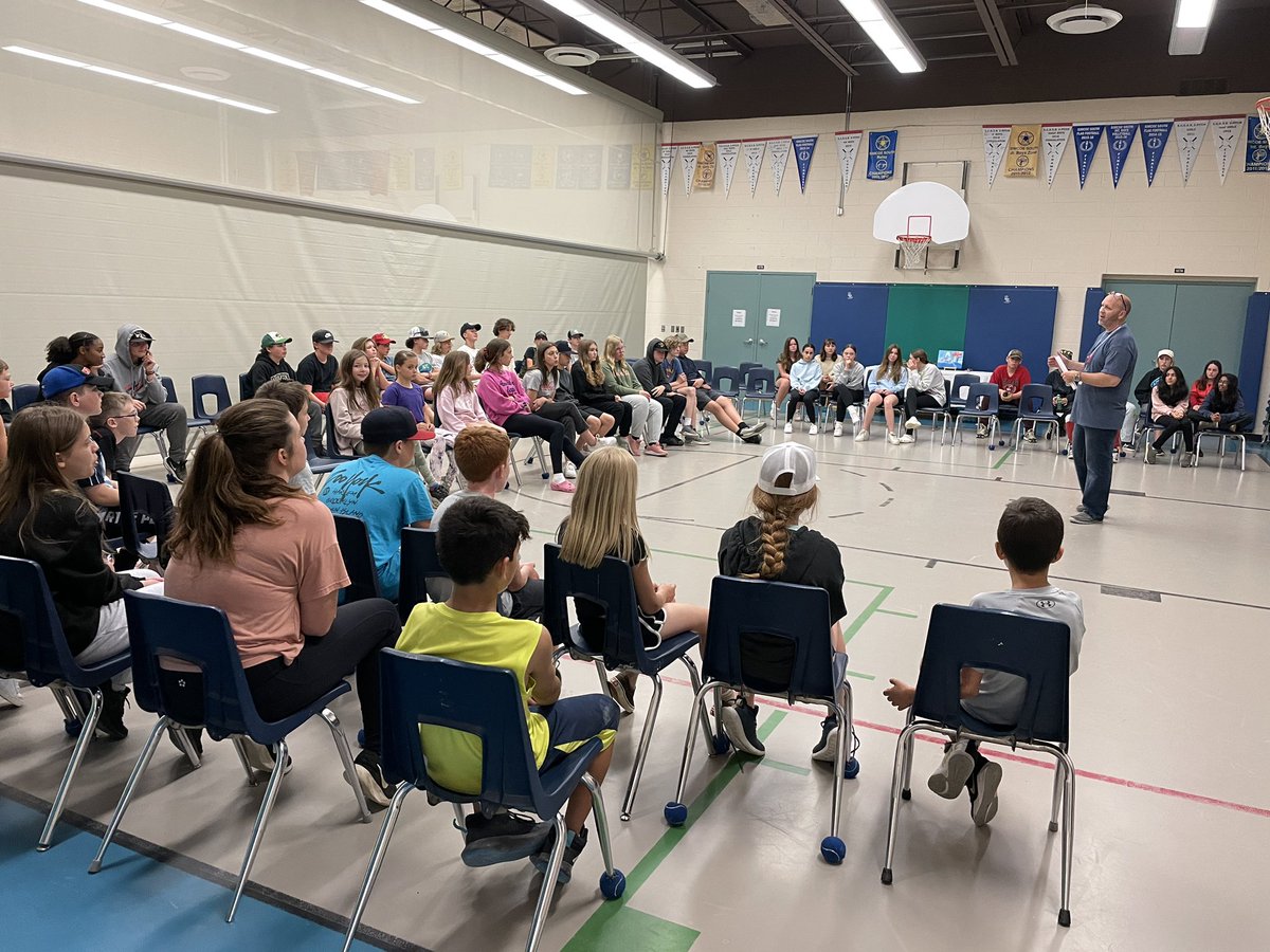 We have so many student leaders we could hardly fit them in the gym!!  Way to go Baxter student leadership team!  #ophea #celebratinggold
