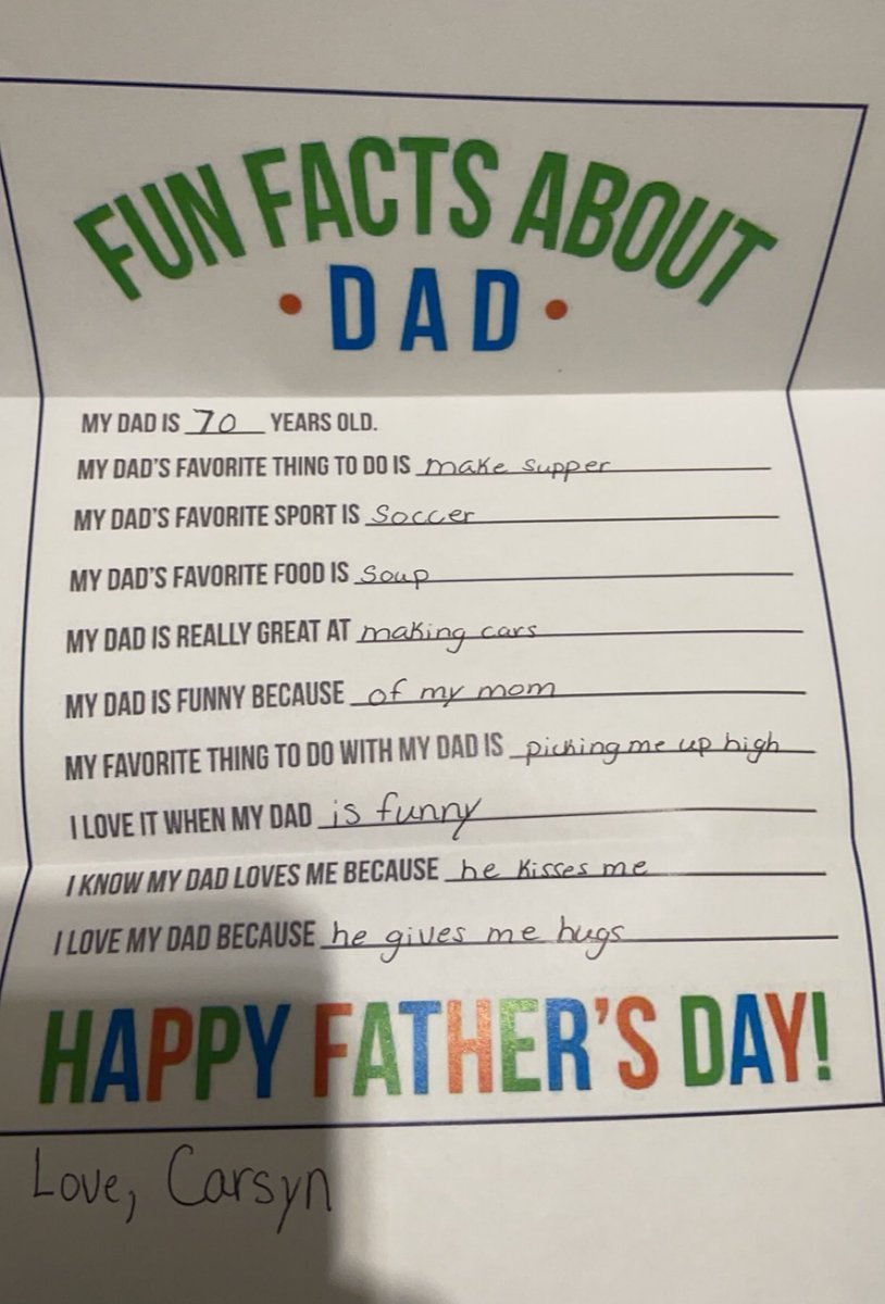 mdolch's tweet photo. I learned some new things about myself on a great Father’s Day weekend with the family. #DadStatus https://t.co/oPF4Z9CQIC