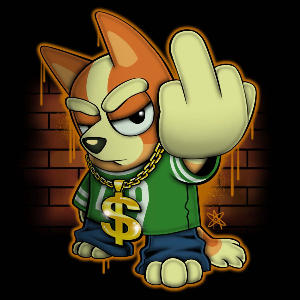 theatomickatz's tweet image. the complete duo... bluepin and blingo 💙🧡