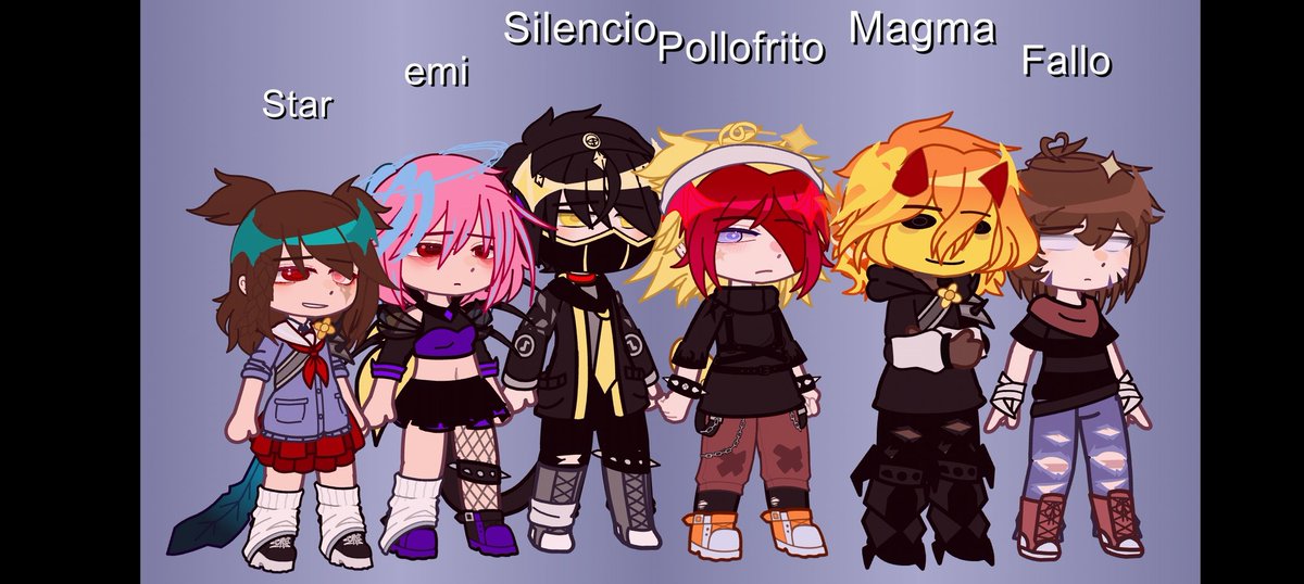 Mis 'diseños' de algunos personajes del #NuggetSMP