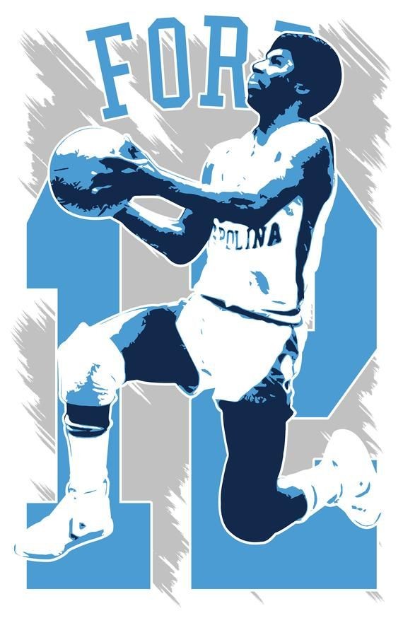 I have this one hanging in our Game Room, Tar Heel Legend Phil Ford.  #UNCommon #tarheels #GoHeels #ACC #CarolinaFamily #GDTBATH #uncbasketball #UNC #Carolina PHOTO COURTESY OF:  Unknown