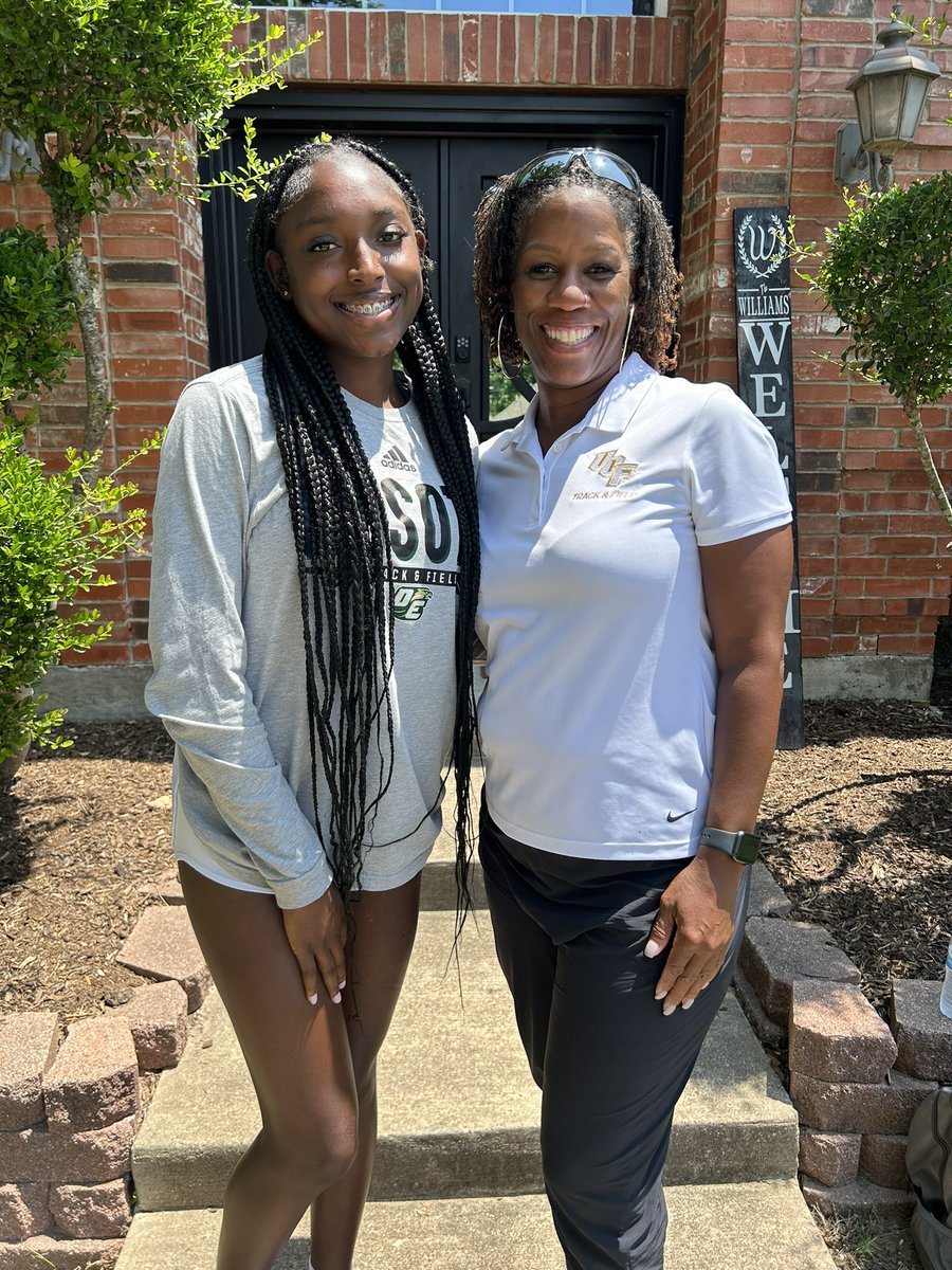 Had a great home visit with <a href="/UCF_Track/">UCF Track & Field/XC</a>. Thanks for your time <a href="/CoachDanaB/">Dana Boone</a>