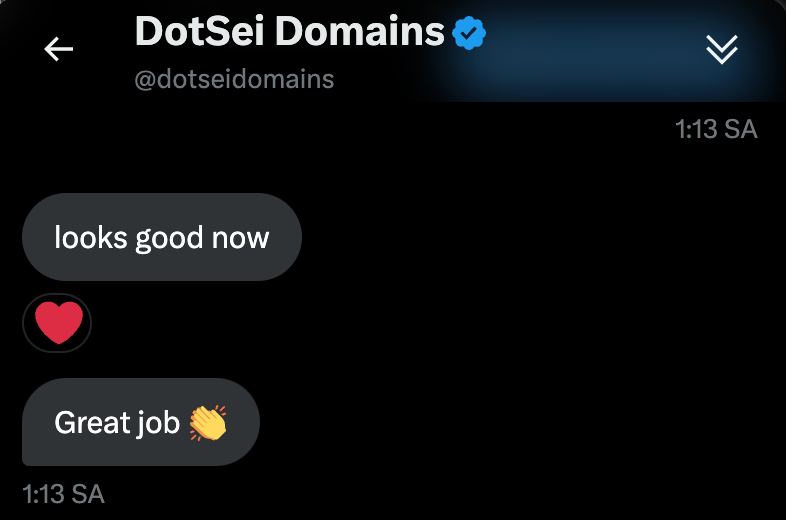 Được <a href="/dotseidomains/">DotSei Domains</a> tài trợ vài slots Whitelist.

Mình sẽ giveaway cho 10 bạn:
- Top 5 : Whitelist + USDT
- Top 10:  USDT

Cách tham gia:
- Follow <a href="/whis_10x/">Whis🎩</a> + <a href="/dotseidomains/">DotSei Domains</a>
- Like &amp; Retweet
- Tag 3 bạn

Hi vọng các bạn sẽ luôn ủng hộ mình.

Event kết thúc sau 72 giờ.