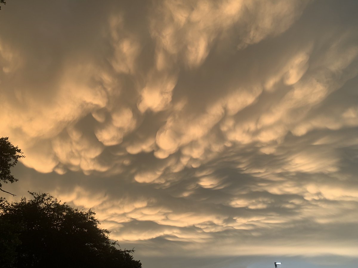 This doesn’t forgive the last week but by far the most incredible mammatus display I’ve seen in Mobile. It truly does feel like the plains this week.
