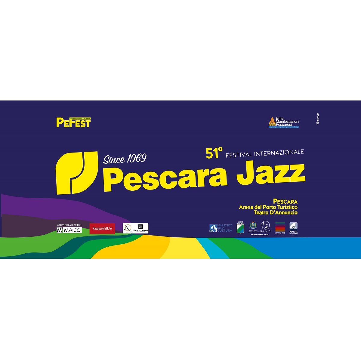 Speciale #PescaraJazz: tutti gli artisti della 51a edizione.

#AngeloValori #AresTavolazzi #DamienRice #DeeDeeBridgewater #DianneReeves #IanAnderson #IsraelVarela #JethroTull #LouisCole #MarcusMiller #RitaMarcotulli #TheManhattanTransfer #YellowJackets

abruzzooggi.it/news/speciale-…