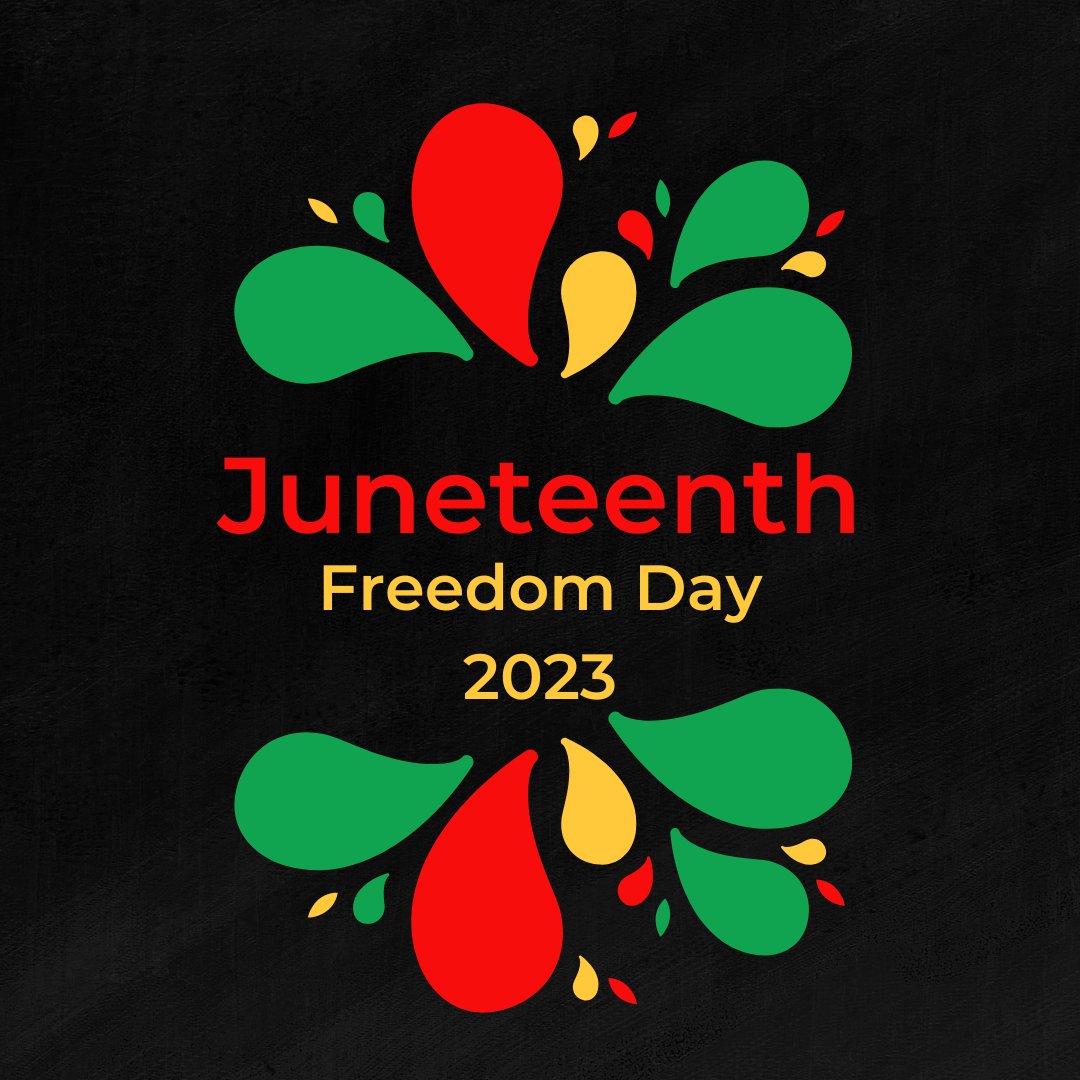 Today we commemorate Juneteenth. 🌟 Let's honor our shared history, promote equality, and strive for a more inclusive future together.
#Juneteenth2023  #EmancipationDay #EqualityMatters #InclusiveCommunities