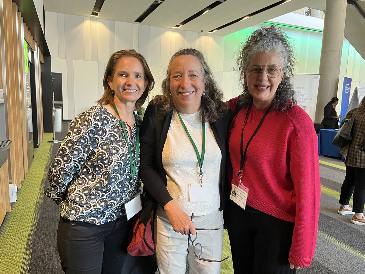 #TSANZ23, the past, present and future is looking bright, led by three amazing and inspirational women in transplantation!