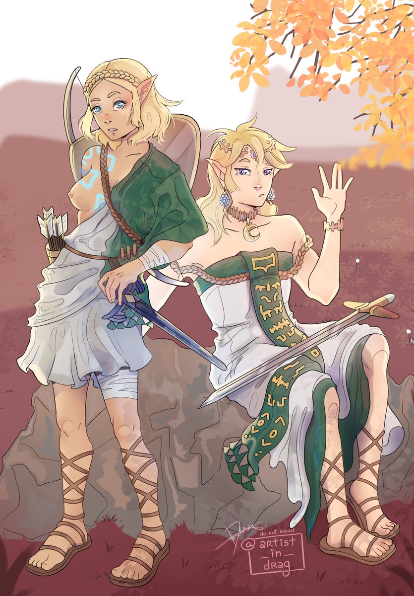 I forgot to post it ;A;
Here's to Zelda and Link with an Outfit Swap
#LegendofZelda #LegendOfZeldaTearsOfTheKingdom