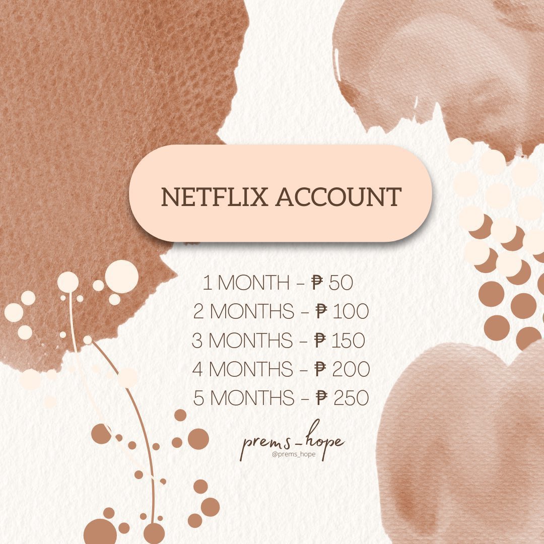 prems_hope's tweet photo. Hola!!!! Netflix account avail! Latur kami magpost ng proof, naipon na 🥹

🎬 cheap lf nf acc avail smart tv laptop onhand full warranty series movie ph seller reseller unli replacement https://t.co/sqBZKaYt9S