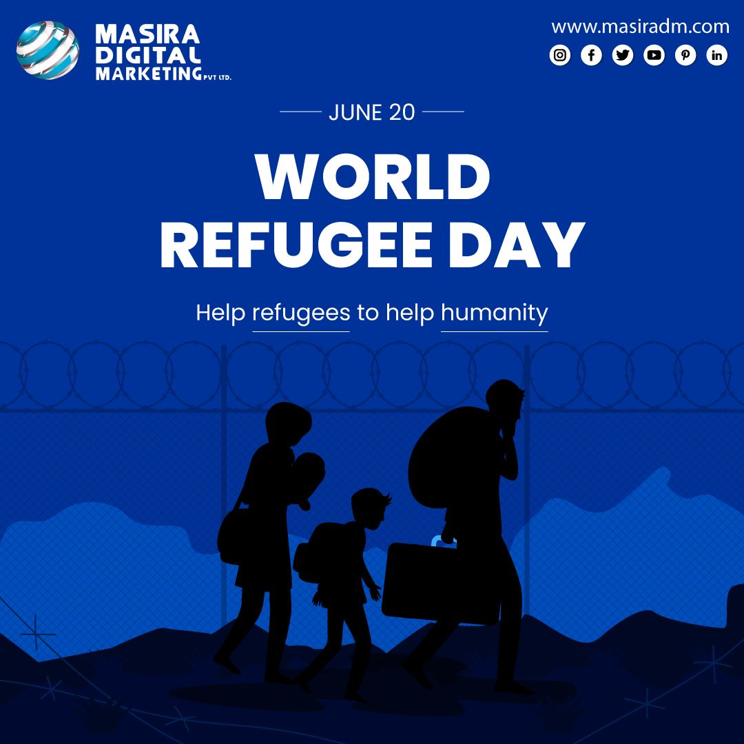 🌍🤝 On World Refugee Day, we stand together in solidarity with those forced to flee their homes. 🕊

#WorldRefugeeDay #TogetherForRefugees #refugees #refugeestories #refugee #humanityquotes #HumanityFirst  #helphumanity #marketingindia #bangalore #tuesdayspecial #specialday