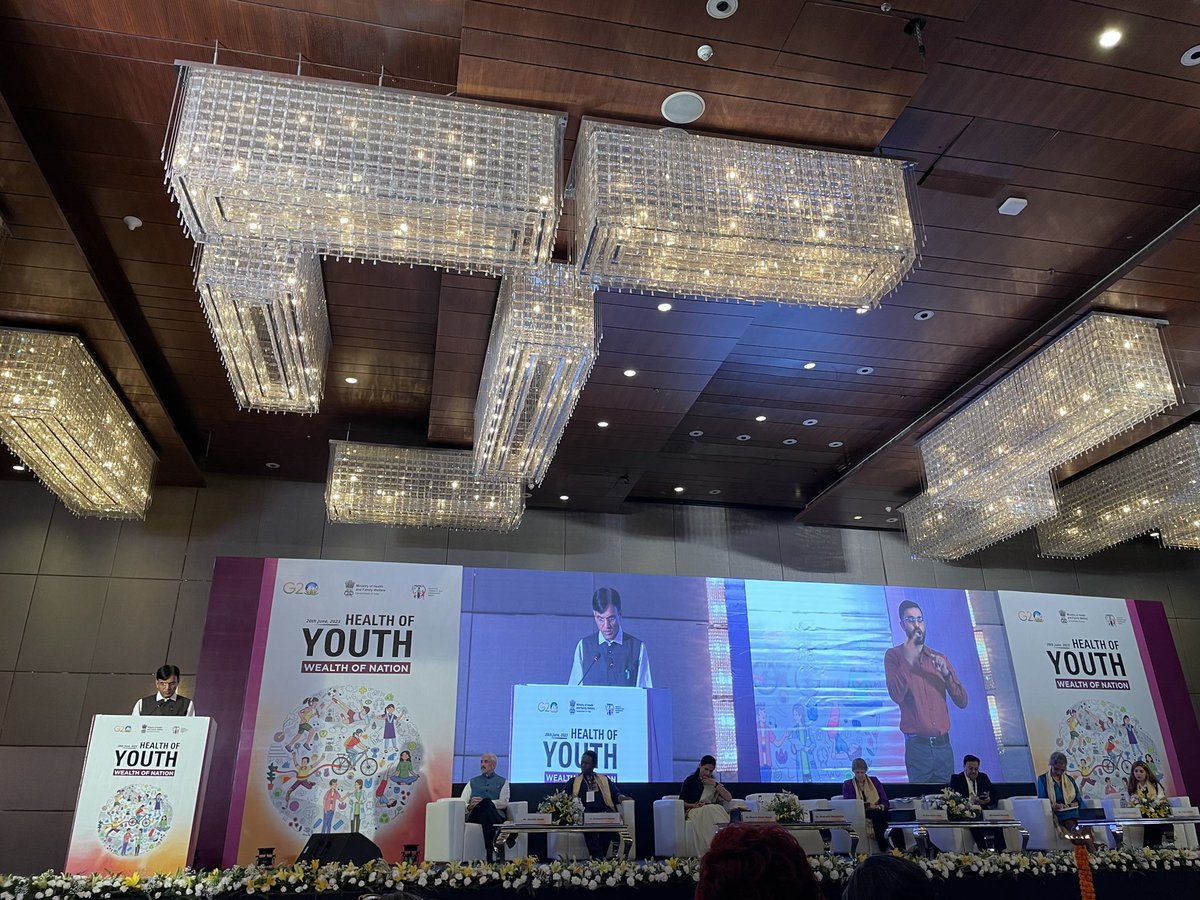 Dr Nimisha Goel (@nimishagoel19) on Twitter photo Minister of <a href="/MoHFW_INDIA/">Ministry of Health</a> <a href="/mansukhmandviya/">Dr Mansukh Mandaviya</a> underlining the need for investing in health and well being of adolescents and young people to attain #SDG3 #YouthHealthMatters Minister of <a href="/MoHFW_INDIA/">Ministry of Health</a> <a href="/mansukhmandviya/">Dr Mansukh Mandaviya</a> underlining the need for investing in health and well being of adolescents and young people to attain #SDG3 #YouthHealthMatters
