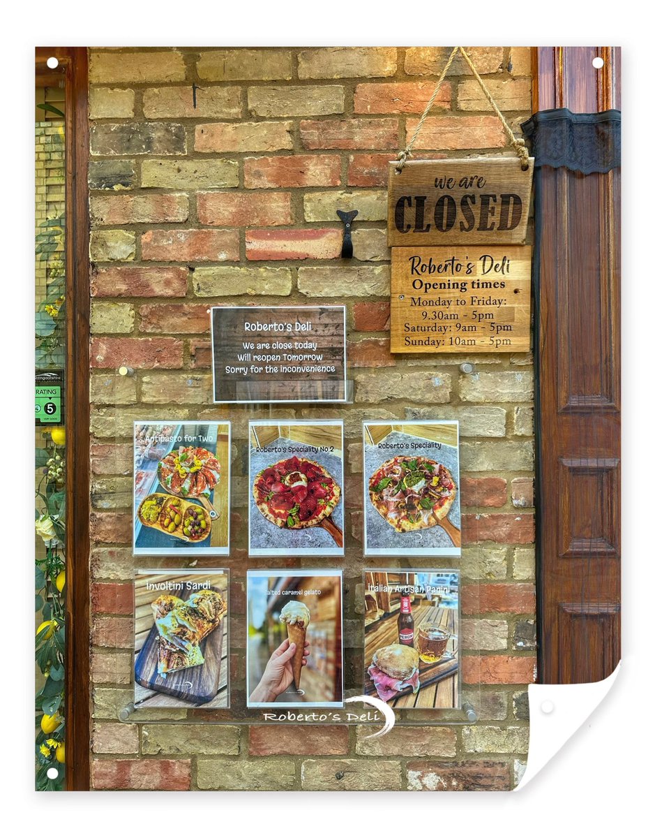 We are close today, will reopen tomorrow. Sorry for the inconvenience. 
#besocialcambridge #cambridgemarketsquare #robertosdeli #cheeseshop #stneots #shoplocal #wineshop #coffeeshop