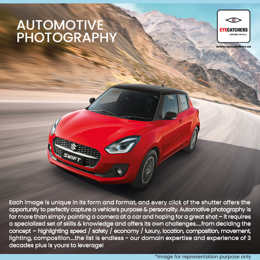 Each image is unique in its form and format, and every click of the shutter offers the opportunity to perfectly capture a vehicle's purpose &amp; personality.

+91 9136024246
eyecatchers.co

#Eyecatchers #Advertising #DigitalMarketing #Thane #DigitalAgency #Photography