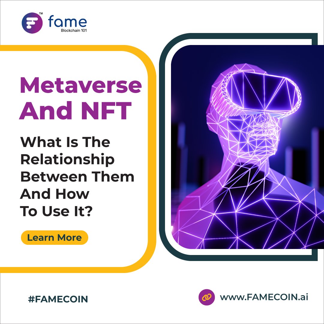 Metaverse And NFT: What Is The Relationship Between Them And How To Use It?
#metaverse #NFT 
Read More : blockchain101.famecoin.ai/blogs/blockcha…