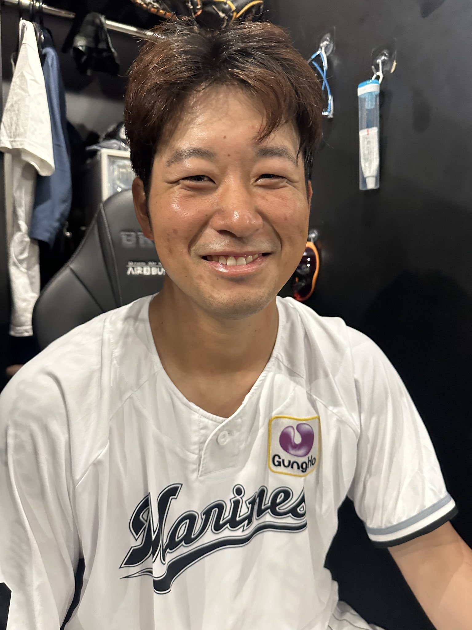 千葉ロッテマリーンズ 柿沼友哉 実使用キャッチャーヘルメット 記念 