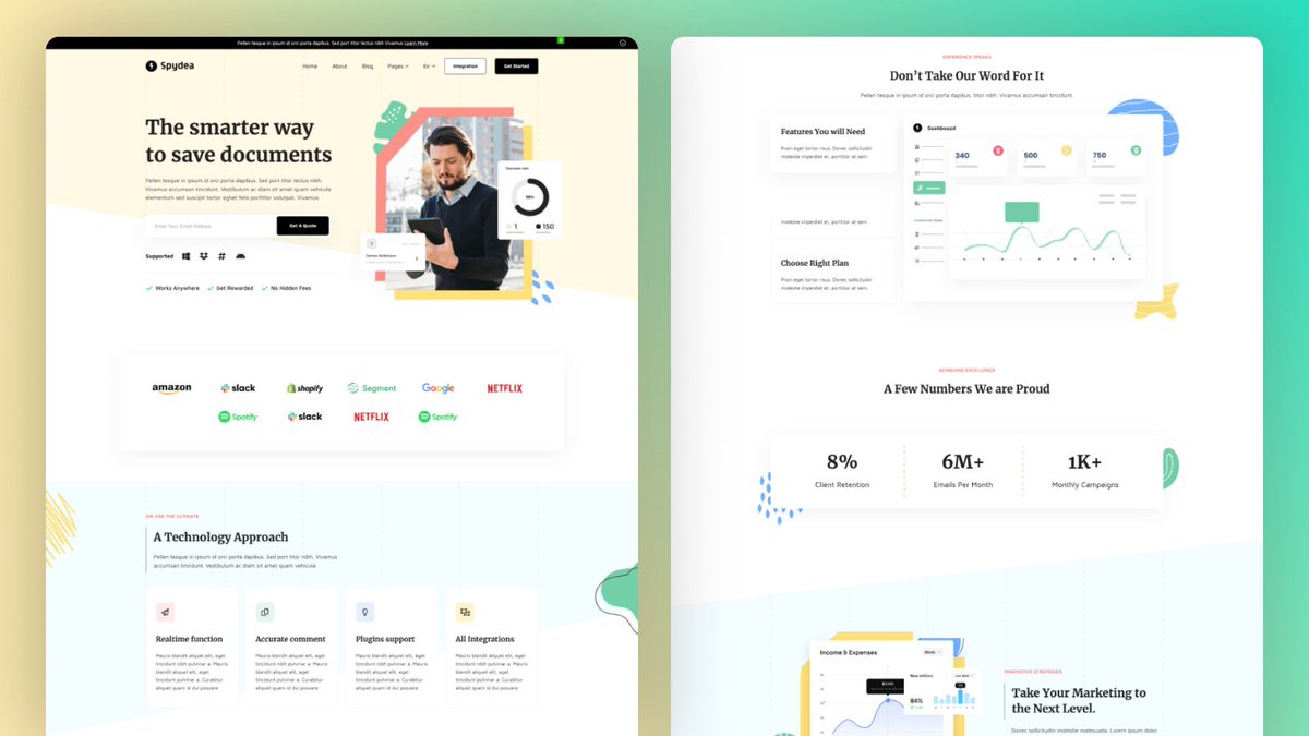 We are excited to announce the release of our first @tailwindcss powered @GoHugoIO theme, Spydea! Perfect for a wide variety of businesses, like SaaS, startups & agencies.

- 17+ Unique Pages 
- 95+ PageSpeed Score 
- Highly Customizable 

Check out - cutt.ly/twthvpYC