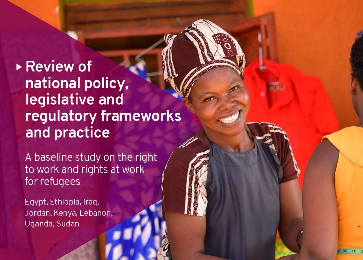 🟧Today is #WorldRefugeeDay 

✊To strengthen inclusive policy frameworks for refugees’ right to work & rights at work we have released policy review of eight refugee hosting countries from the #PROSPECTSPartnership.

😊Creating #HopeAwayFromHome  

🔗ilo.org/global/program…