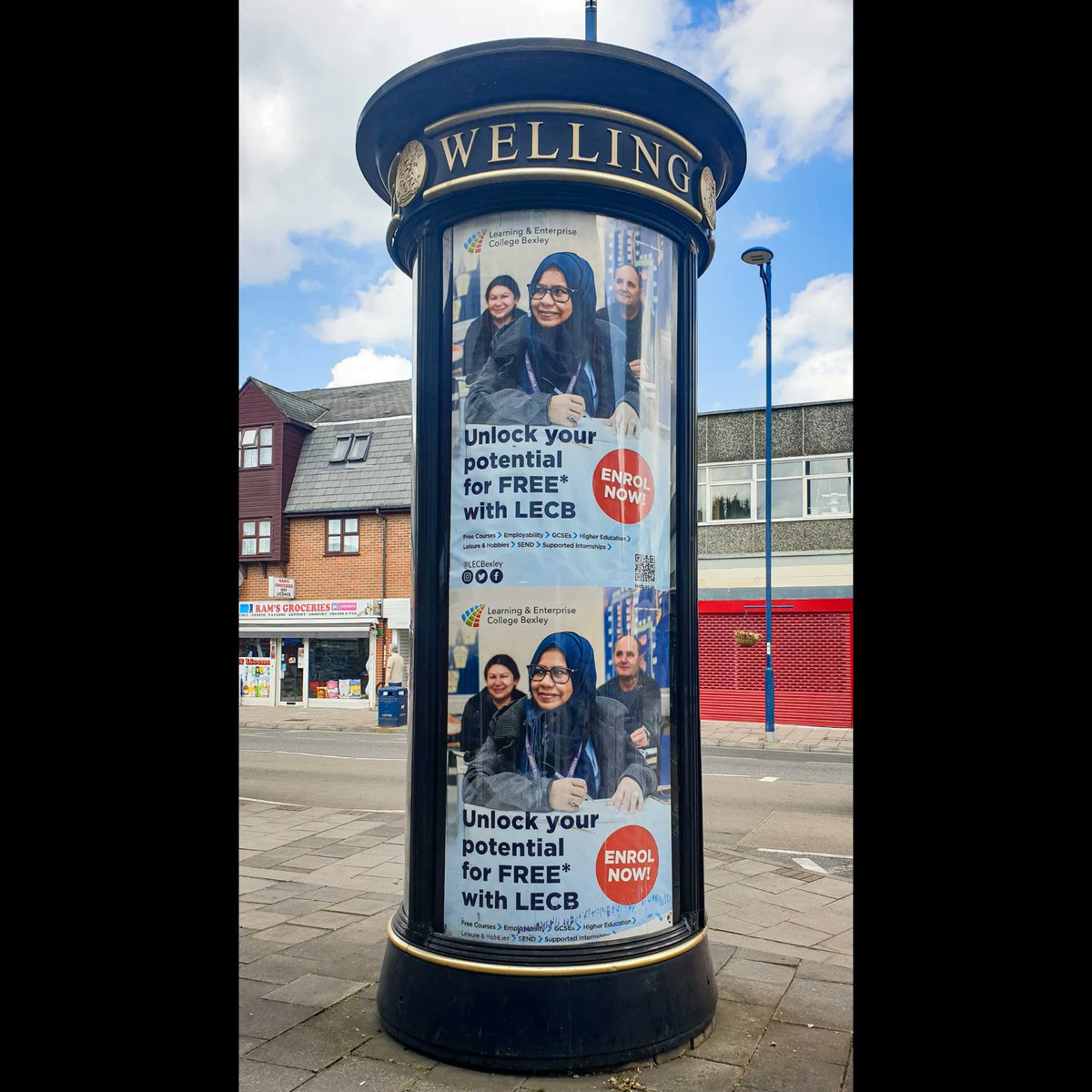 GrahamBakerGBP's tweet photo. What a surprise walking through #Welling yesterday when I spotted this! Posters of the photographs I took for the @LECBexley 😁 Always makes me smile to see my photography being put to good use!
#LECB #Bexley #Bexleyheath #MHHSBD
@lecbbexley @LBofBexley @DiscoverWelling https://t.co/88Aajau4lM