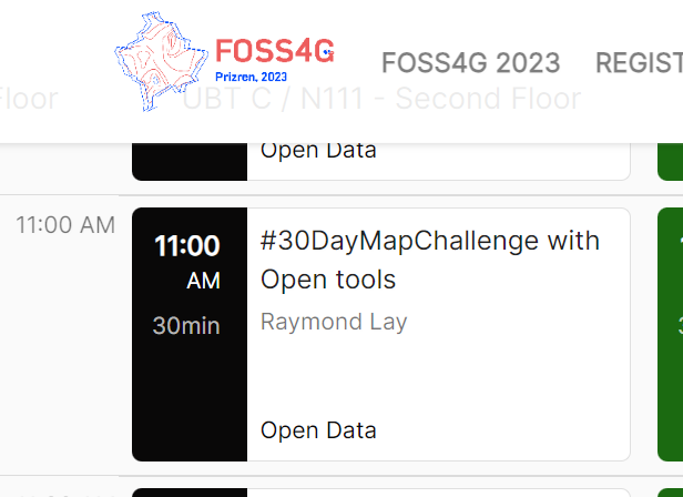 First presentation slides are ready to GO 💪 
Session to be held on June 29 at 11AM CET
#30DayMapChallenge on #FOSS4G 
#OneWeekToGo