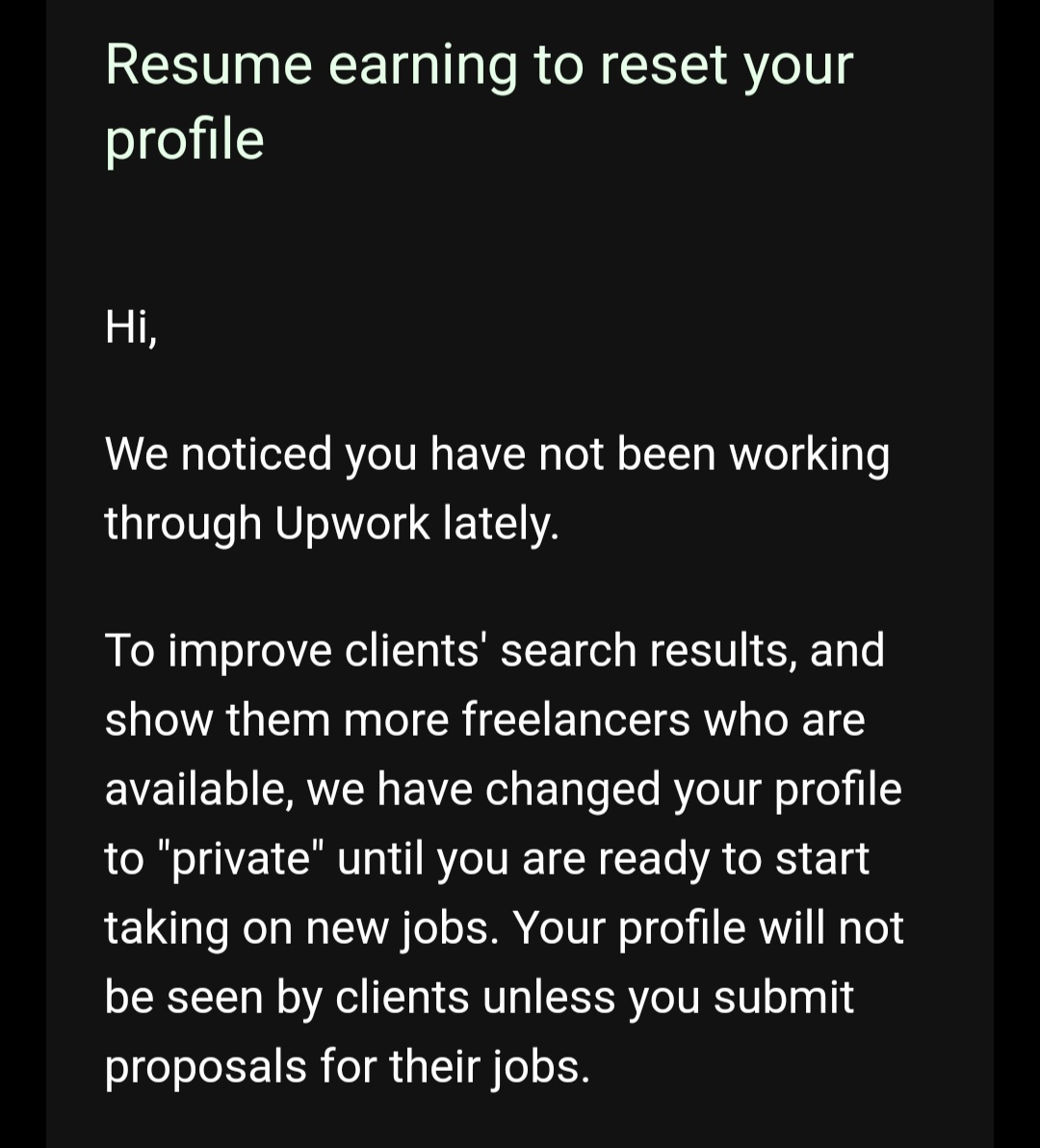 Upwork please 😭